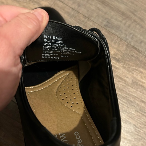 Men’s black dress shoes - Picture 5 of 6
